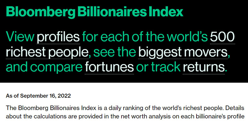 全球最新富豪榜出炉！马斯克身家$2640亿位居第一，华人首富易主